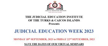 JUDICIAL EDUCATION WEEK